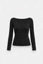 Black Lindy Cotton Bodysuit - 4
