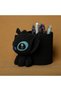 3D Printed Knitted Pen Holder - Cute Character Desk Pen Organizer - Black Bzeldr05 - 3