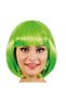 Green Party Wig Short Blunt Hair - 2