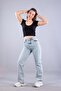 6696 (N-2370) V-Neck Crop Camisole Bodysuit - 5