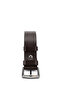 Men's Brown Antique Genuine Leather 4 cm Jeans Belt - 2