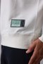 Men's Oversize Sweatshirt with Label Detail Ecru - 2
