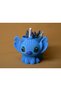 3D Printed Knitted Pen Holder - Desktop Pen Organizer with Cute Characters - Blue
