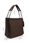 Brown Heart Large Size Women's Shoulder Bag B6807 - 2