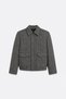 Bitter Brown Alder Cashmere Bomber Jacket - 4