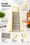 3-Piece Grater Set, Triangular Design, Durable Surface