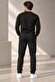 Men's Jacquard Steel Knitted Regular Elastic Waist Drawstring Zipper Comfortable J Jogger Pants Trousers - 5