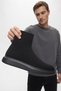 Magosa premium knit slip-on men's sports boot - black