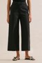 Classic Wide-Leg Short Pants Black - 4
