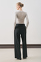 Dina Pile Detail Pants Black - 6