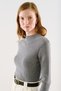 Fishneck Tricot Blazer Gray - 2