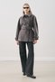 Premium Wide Coat Gray - 2