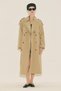 Malia Double Collar Trench Coat Sand - 6