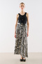Asymmetric Long Skirt Zebra - 4