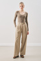 Classic Pleated Pants Çağla - 4