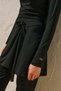 Skirted Long Jumpsuit Swimsuit Black - 4