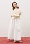 Round Neck Crop Bluz Soft Sari - 3