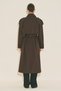 Malia Double Collar Trench Coat Brown - 8