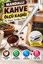 Coffee Measuring Spoon with Latch Silver Color Multi-Functional Stainless Steel Spoon