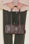 Raina Baguette Bag Bordo