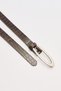 İnce D Patterned Ke Belt Brown - 3
