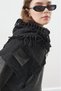 Fringed Scarf Black - 3