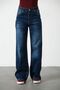 High Waist, Stretchy Denim Fabric Wide Leg Palazzo Women's Jeans Jean Pants @Cesena - 6