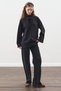 High Neck Tie-Up Blouse Black