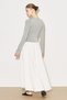Easy Tie-Up Dress Grey Melange - 8