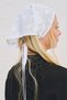 Embroidered Triangle Scarf Ecru - 5