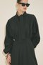 Dress with Wide Sleeves Design Black - 3