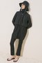 Zippered 3-piece tuxedo swimsuit set black logo pattern - 4
