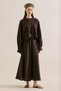 Linen Cape Style Shirt Acikahve - 3