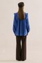 Firfir Detailed Draped Tunic Blue - 5