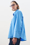 Classic Shirt with Wide Cuffs Blue - 4