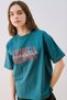 Printed Short Sleeve T-Shirt Green