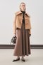 Isabel Kisa Kaşe Jacket Milk Brown