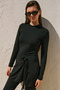 Skirted Long Jumpsuit Swimsuit Black - 3