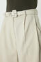 DONA PLEATED PALAZZO TROUSERS BEIGE - 4