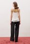 Lace Strapped Blouse Ecru - 4