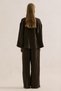 Muslin Wide Sleeve Blouse Dark Brown - 7