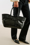 Watson Belted Tote Bag Black - 2