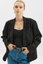 Jun Single Button Blazer Jacket Black - 2