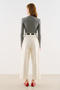 Fishneck Tricot Blazer Gray - 4