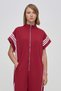 Sleeveless Stripe Detailed Zippered Jumpsuit - 6