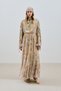 Long Tie Chiffon Dress Blossoms - 2