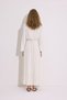 Drapey Long Sleeve Dress Pearl - 8