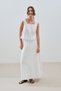 Embroidered Midi Skirt Ecru - 6