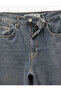 Comfortable Fit Washable Long Straight Leg Cotton Jeans - Baggy Jeans - 6