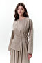 Dress with Pocket and Belt Detail Green - 7